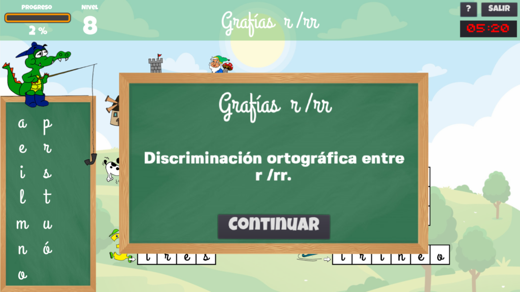 App crucigramas infantiles